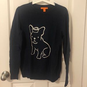 Cute dog long sleeve knit